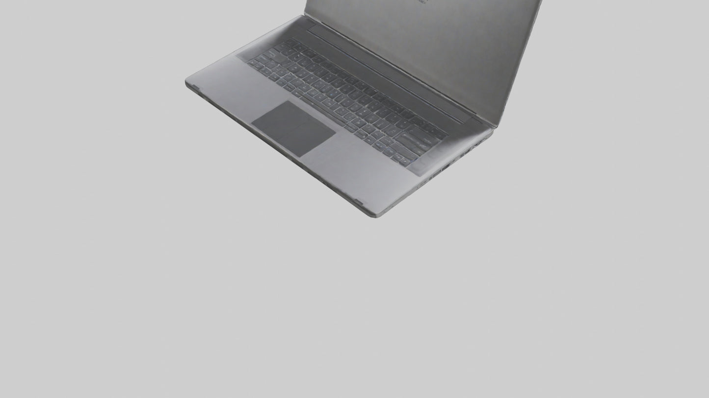 3D model Laptop model VR / AR / low-poly