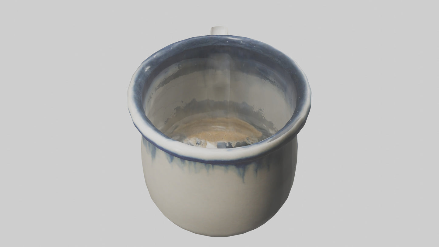 3D model Large Mug model VR / AR / low-poly