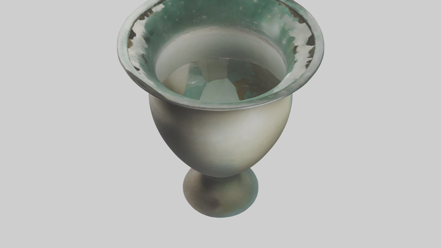 3D model Large statement vase model VR / AR / low-poly