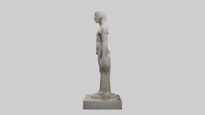 Large stone sculpture model VR / AR / low-poly