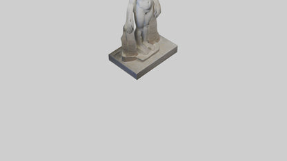 Large stone sculpture model VR / AR / low-poly