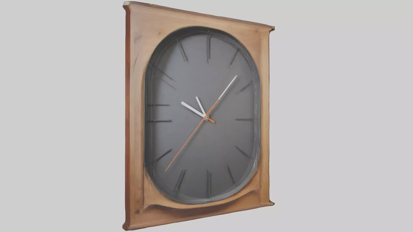 Large Wall Clock model VR / AR / low-poly
