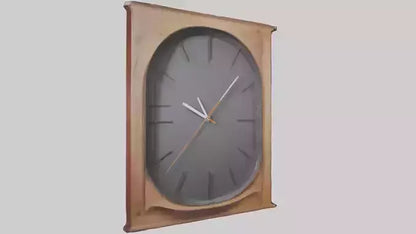 Large Wall Clock model VR / AR / low-poly