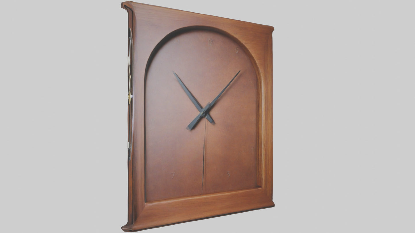Large Wall Clock model VR / AR / low-poly