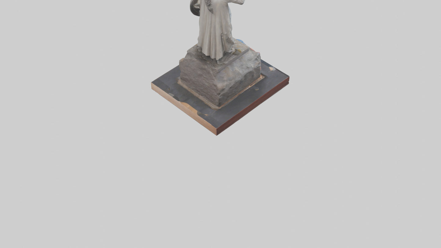 3D model Last Battle of Independence statue model VR / AR / low-poly