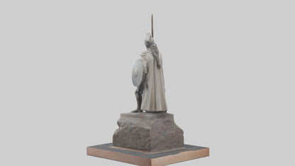 3D model Last Battle of Independence statue model VR / AR / low-poly