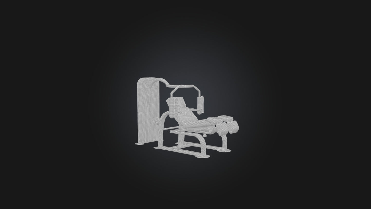 3D model Lateral Raise Machine VR / AR / low-poly