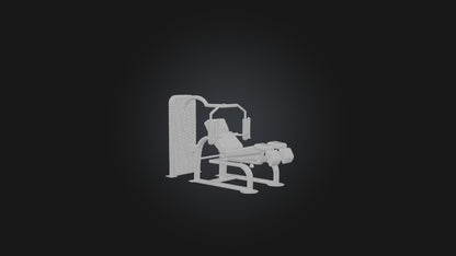3D model Lateral Raise Machine VR / AR / low-poly