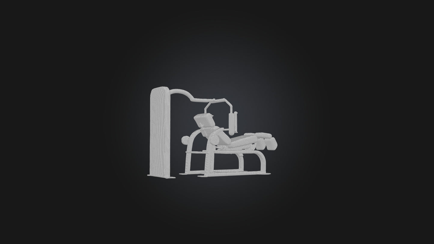 3D model Lateral Raise Machine VR / AR / low-poly