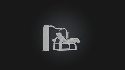 3D model Lateral Raise Machine VR / AR / low-poly