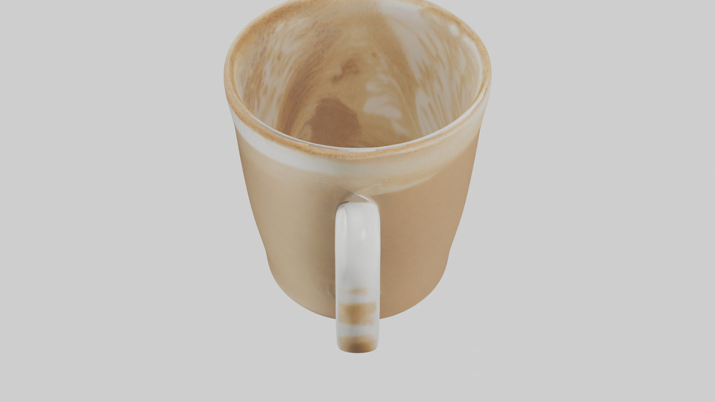 3D model Latte model VR / AR / low-poly