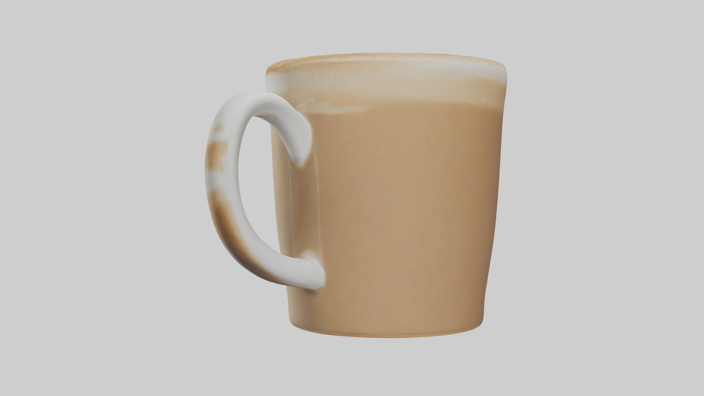 3D model Latte model VR / AR / low-poly