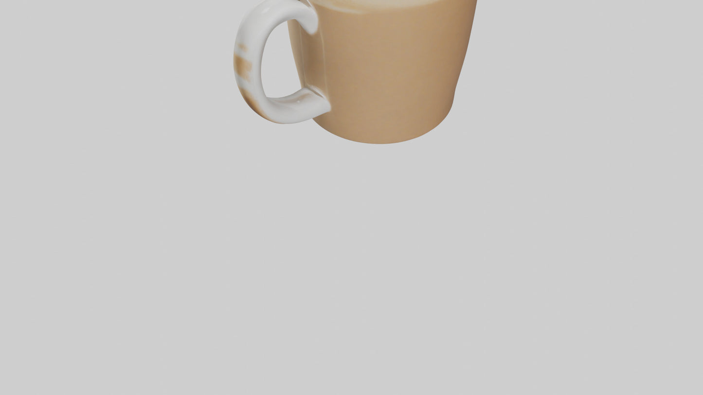 3D model Latte model VR / AR / low-poly