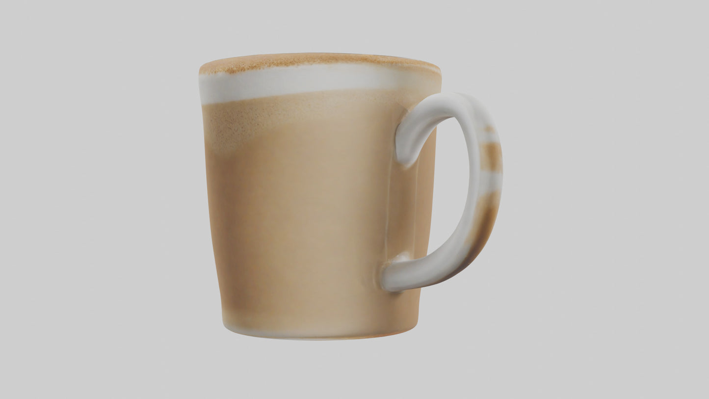 3D model Latte model VR / AR / low-poly