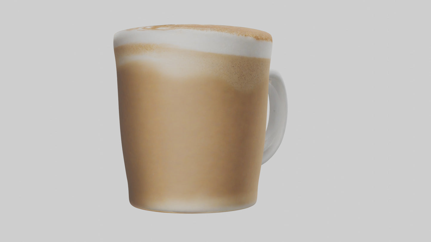 3D model Latte model VR / AR / low-poly