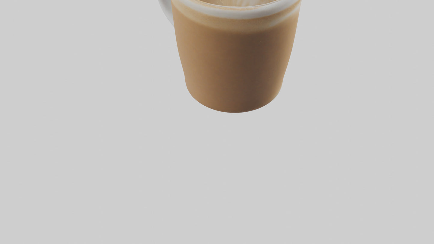 3D model Latte model VR / AR / low-poly