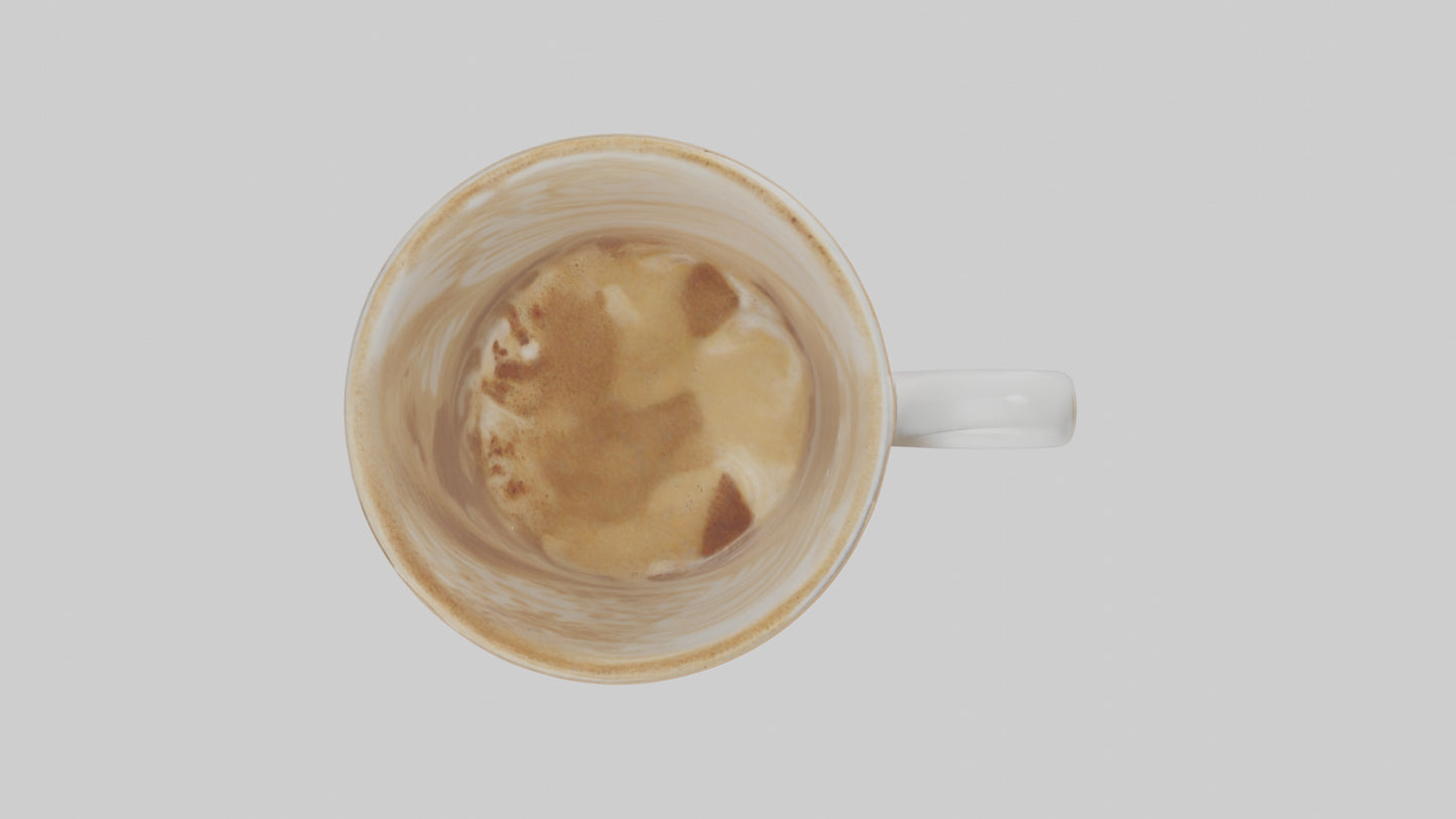 3D model Latte model VR / AR / low-poly