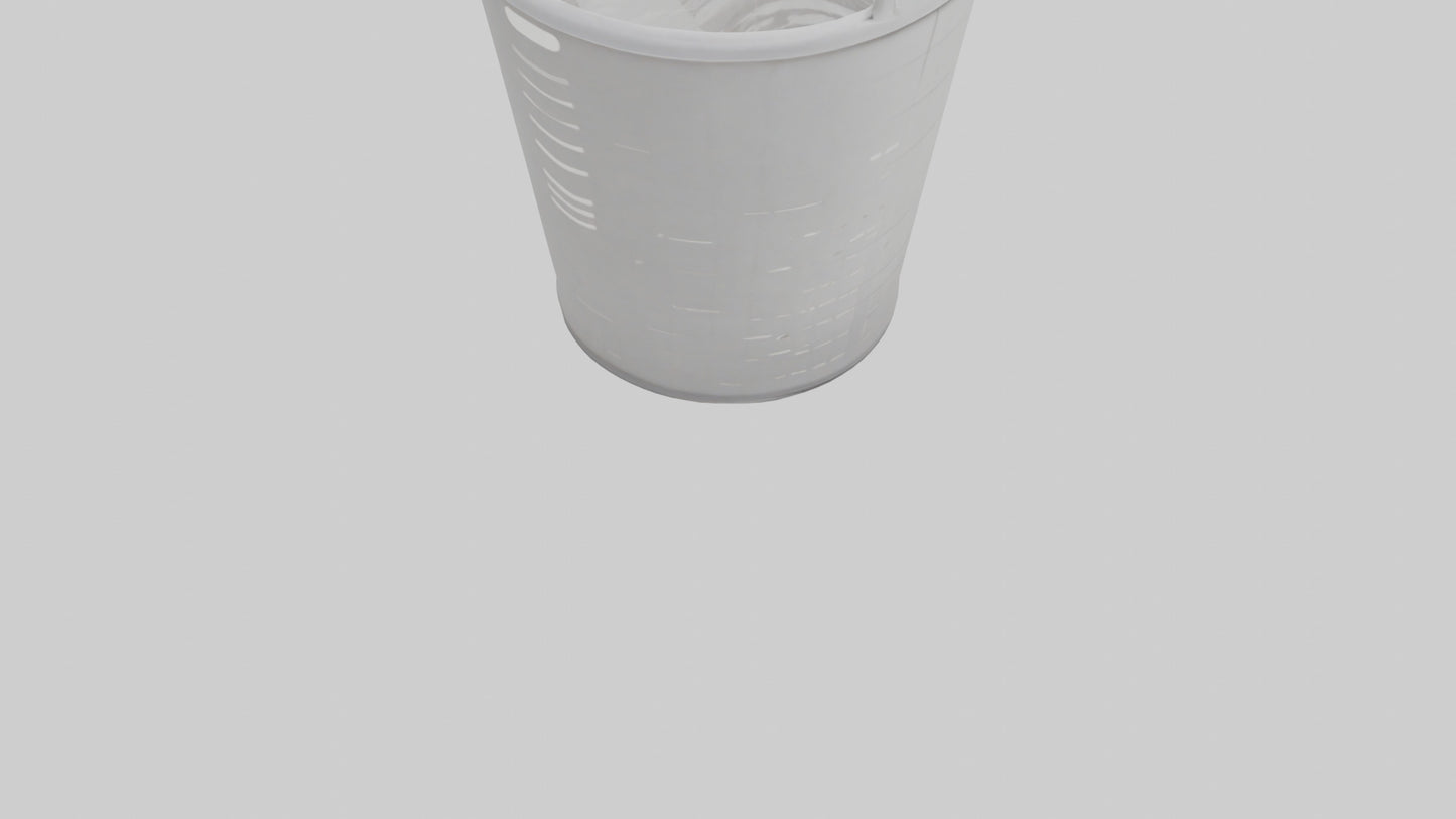 3D model Laundry basket model VR / AR / low-poly