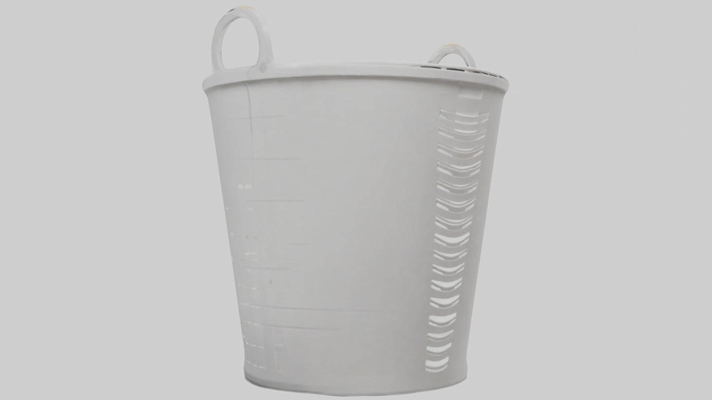 3D model Laundry basket model VR / AR / low-poly