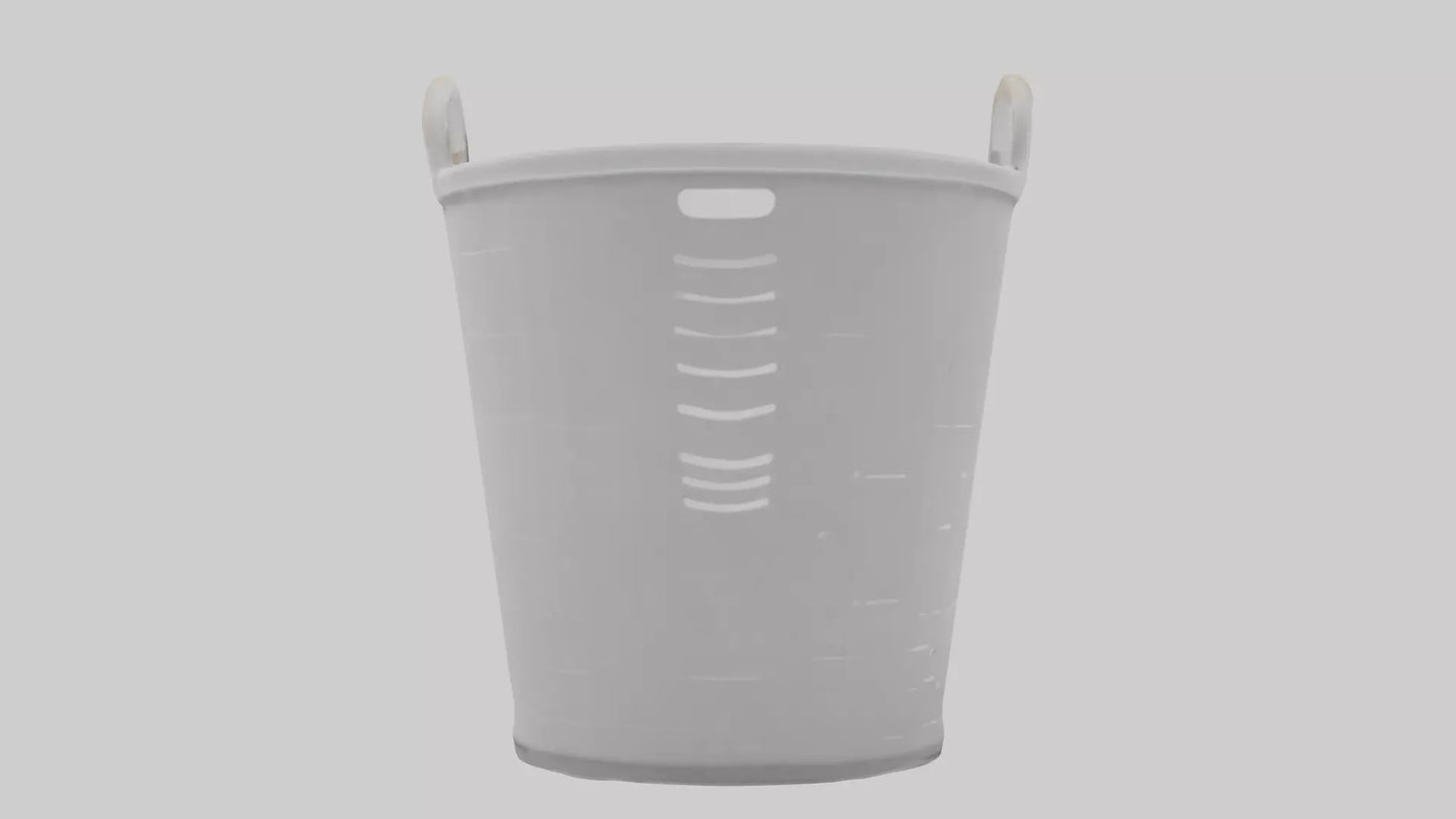 3D model Laundry basket model VR / AR / low-poly