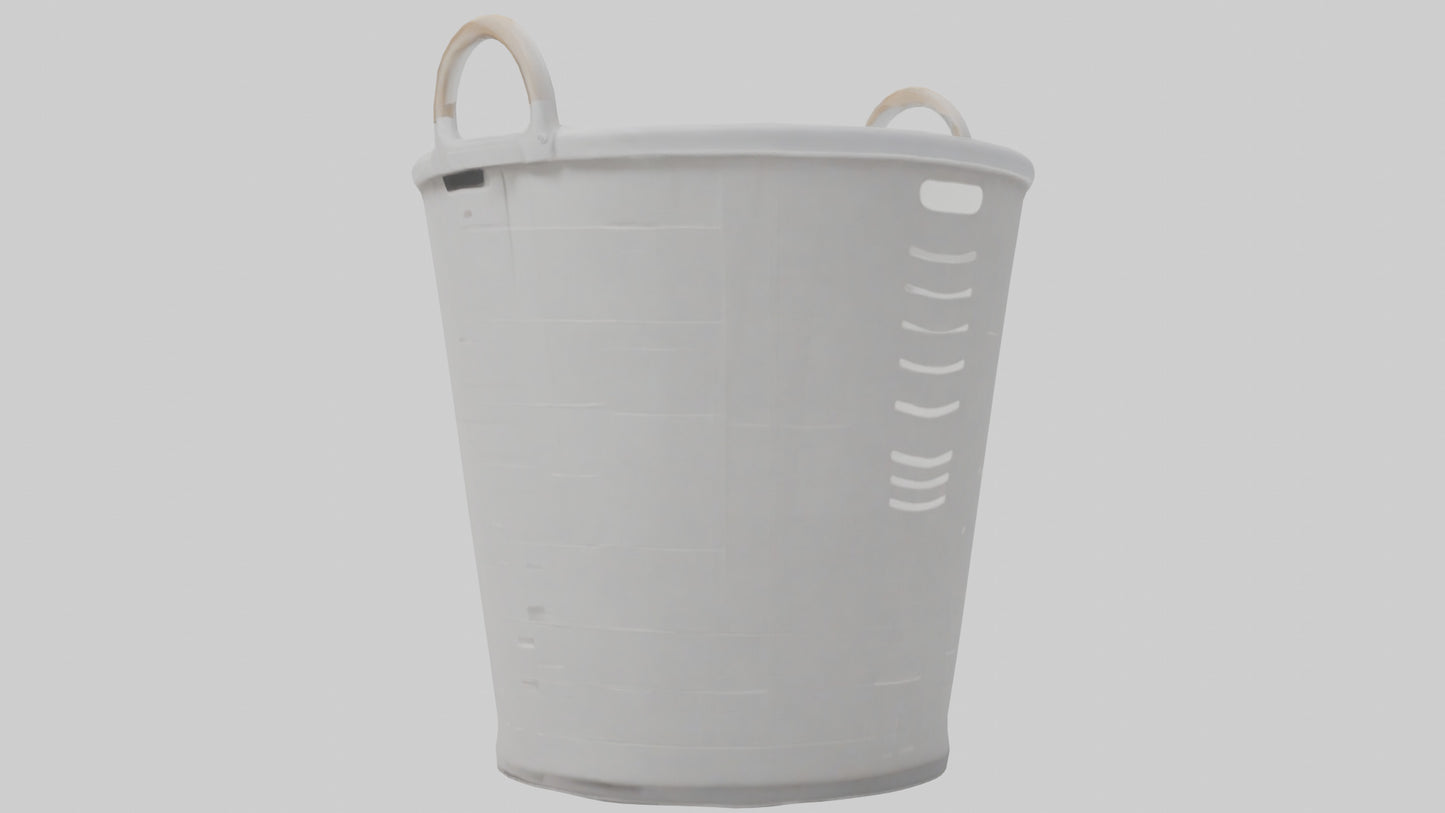 3D model Laundry basket model VR / AR / low-poly
