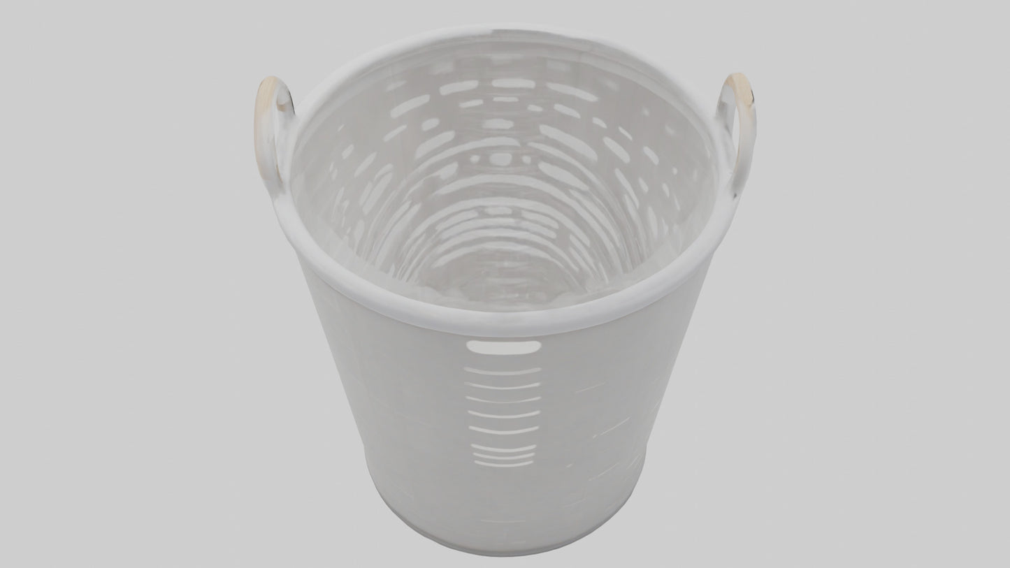 3D model Laundry basket model VR / AR / low-poly
