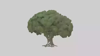 3D model Laurel tree model VR / AR / low-poly