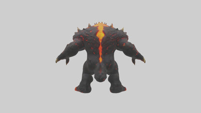 3D model Lava Beast model VR / AR / low-poly