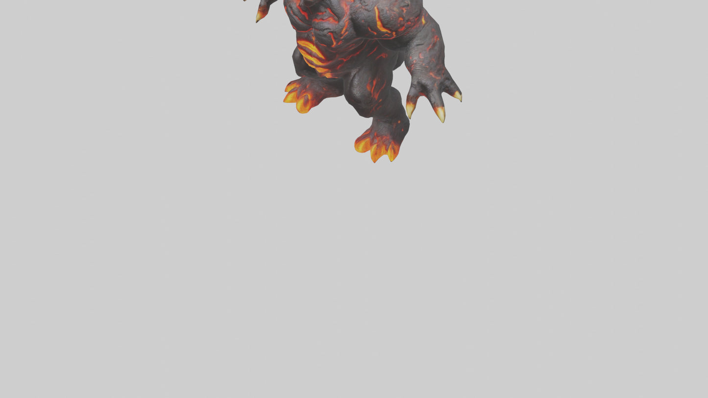 3D model Lava Beast model VR / AR / low-poly