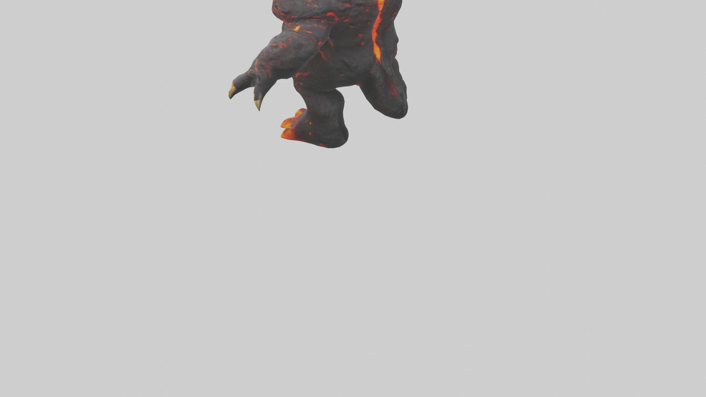 3D model Lava Beast model VR / AR / low-poly
