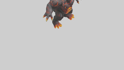 3D model Lava Beast model VR / AR / low-poly