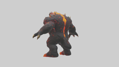 3D model Lava Beast model VR / AR / low-poly