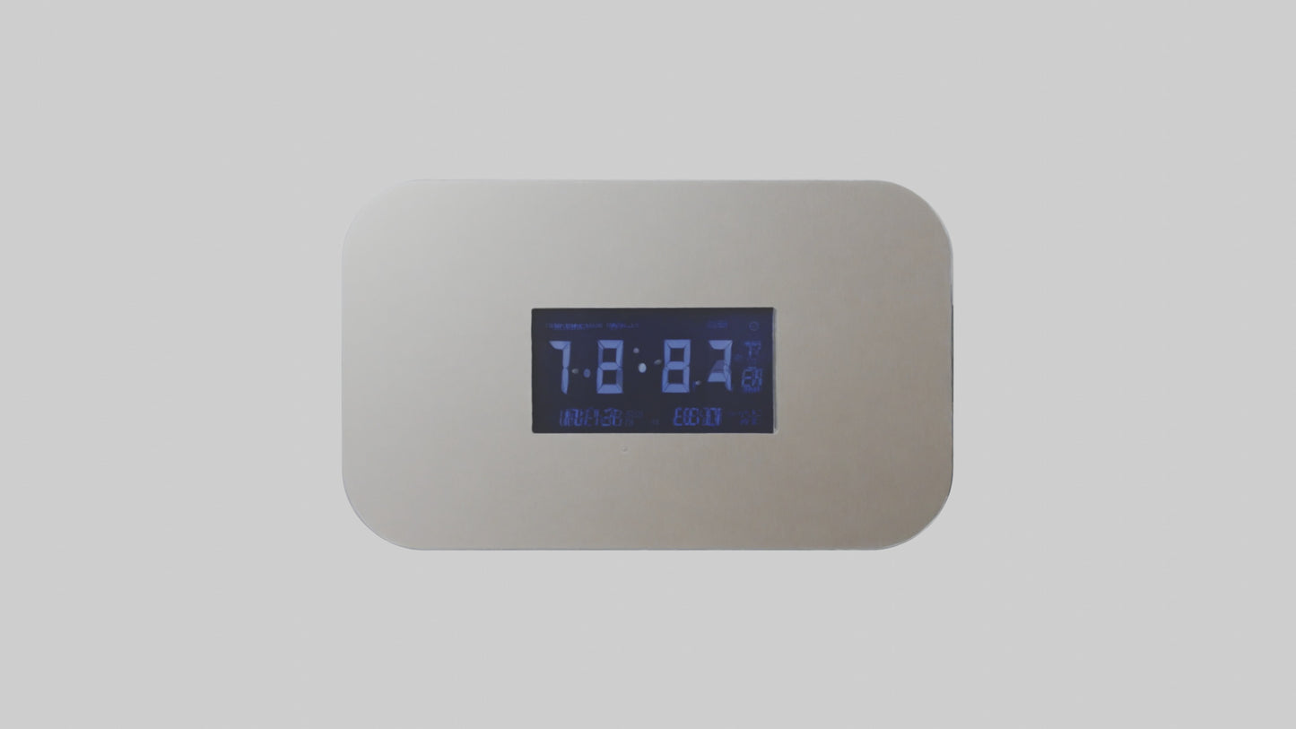 3D model LCD Wall Clock model VR / AR / low-poly