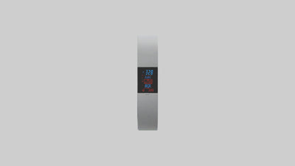 3D model LCD Wall Clock model VR / AR / low-poly