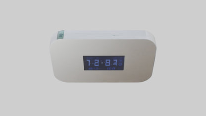 3D model LCD Wall Clock model VR / AR / low-poly