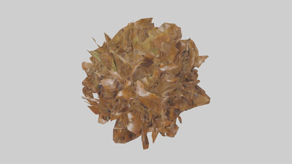 3D model Leaf Cluster Sculpture statue model VR / AR / low-poly