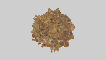 3D model Leaf Cluster Sculpture statue model VR / AR / low-poly