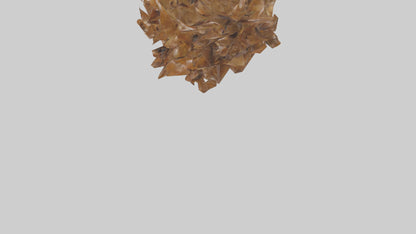 3D model Leaf Cluster Sculpture statue model VR / AR / low-poly