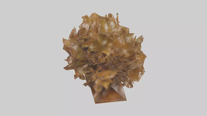 3D model Leaf Cluster Sculpture statue model VR / AR / low-poly