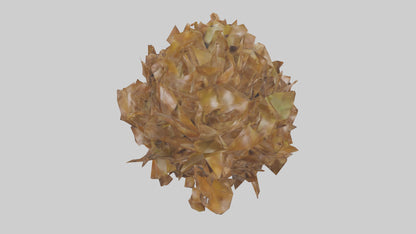 3D model Leaf Cluster Sculpture statue model VR / AR / low-poly