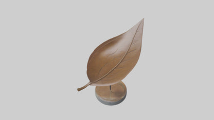 3D model Leaf in Wind Sculpture model VR / AR / low-poly