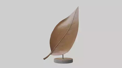 3D model Leaf in Wind Sculpture model VR / AR / low-poly