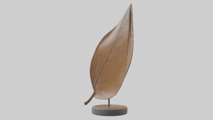 3D model Leaf in Wind Sculpture model VR / AR / low-poly