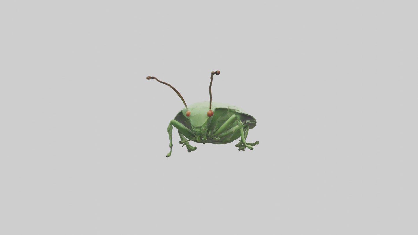 3D model Leaf Insect hiding model VR / AR / low-poly