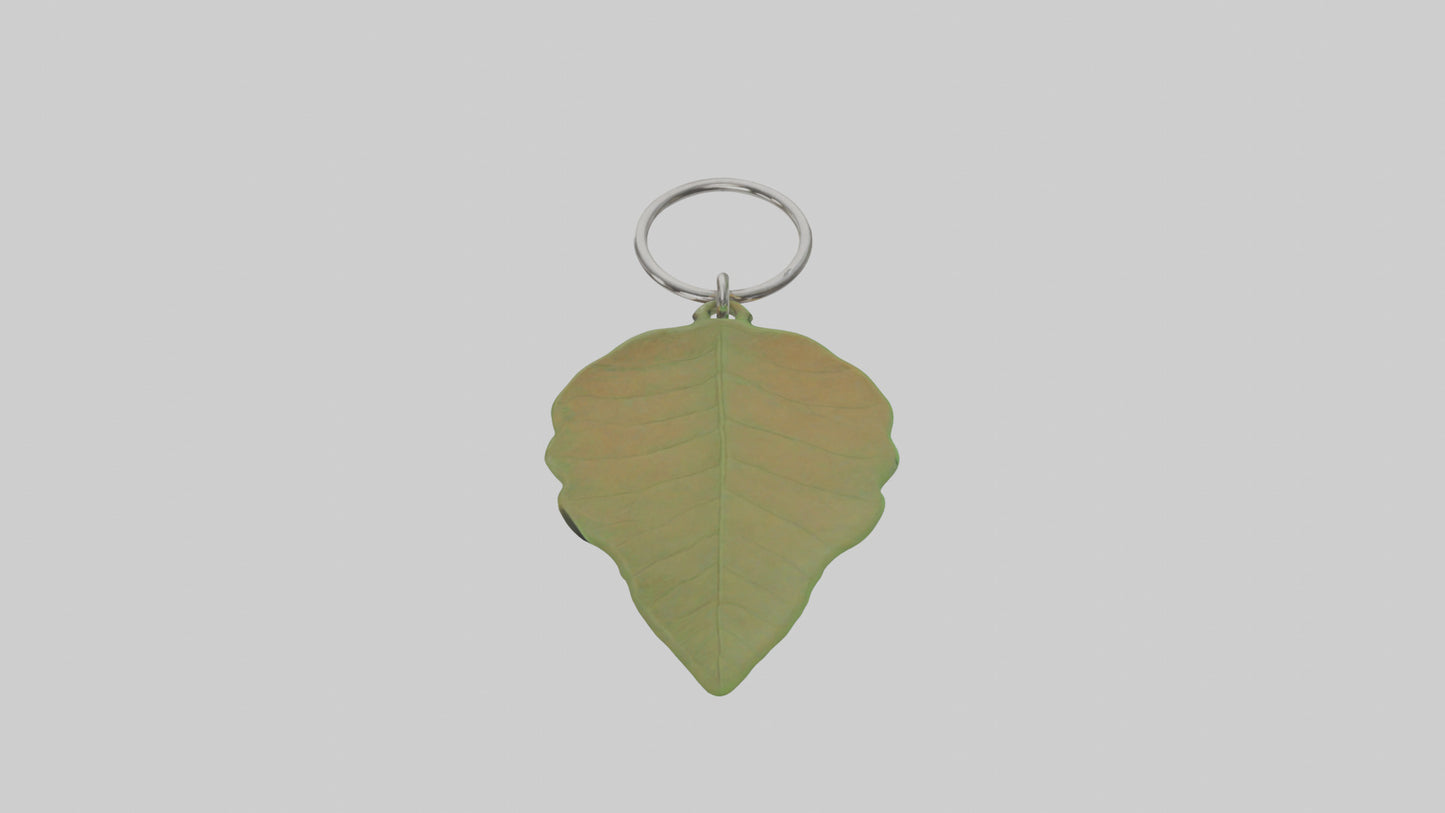3D model Leaf keychain model VR / AR / low-poly