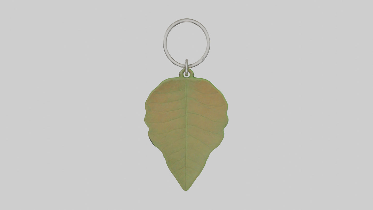 3D model Leaf keychain model VR / AR / low-poly