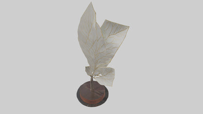 3D model Leaf Vein Sculpture model VR / AR / low-poly