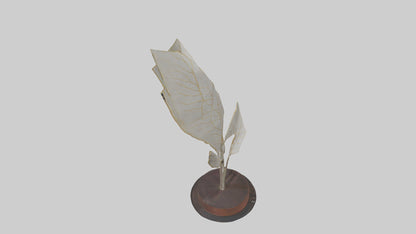 3D model Leaf Vein Sculpture model VR / AR / low-poly
