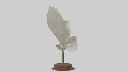 3D model Leaf Vein Sculpture model VR / AR / low-poly