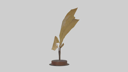 3D model Leaf Vein Sculpture model VR / AR / low-poly
